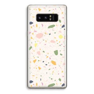 CaseCompany Terrazzo N°21: Samsung Galaxy Note 8 Transparant Hoesje