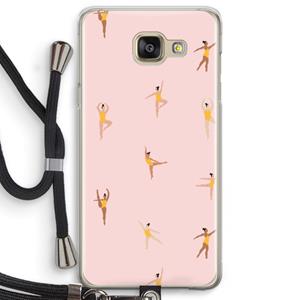 CaseCompany Dans #2: Samsung Galaxy A5 (2016) Transparant Hoesje met koord