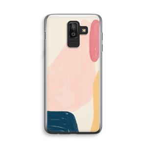 CaseCompany Saturday Flow: Samsung Galaxy J8 (2018) Transparant Hoesje