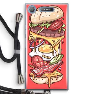 CaseCompany Diet Coke Please: Sony Xperia XZ1 Transparant Hoesje met koord