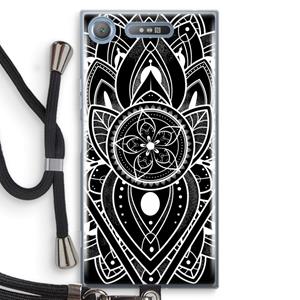 CaseCompany It's Complicated: Sony Xperia XZ1 Transparant Hoesje met koord