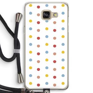 CaseCompany Bollen: Samsung Galaxy A5 (2016) Transparant Hoesje met koord