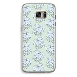 CaseCompany Octopussen: Samsung Galaxy S7 Edge Transparant Hoesje