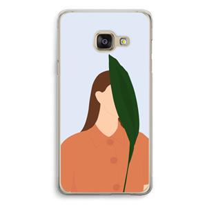 CaseCompany Leaf: Samsung A3 (2017) Transparant Hoesje