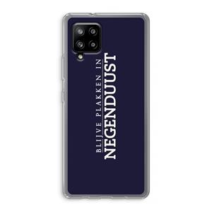 CaseCompany Blijve plakken in Negenduust: Samsung Galaxy A42 5G Transparant Hoesje