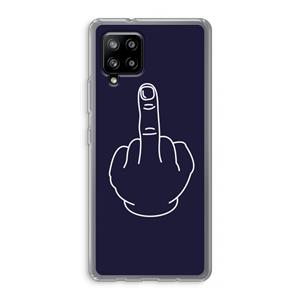 CaseCompany F**k U: Samsung Galaxy A42 5G Transparant Hoesje