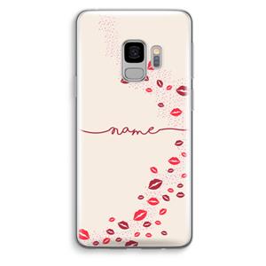 CaseCompany Kusjes: Samsung Galaxy S9 Transparant Hoesje
