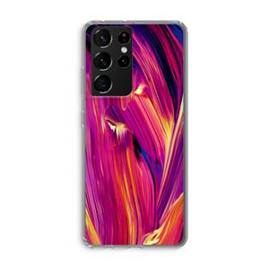 CaseCompany Phoenix: Samsung Galaxy S21 Ultra Transparant Hoesje