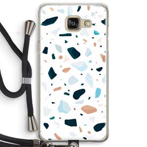 CaseCompany Terrazzo N°13: Samsung Galaxy A5 (2016) Transparant Hoesje met koord