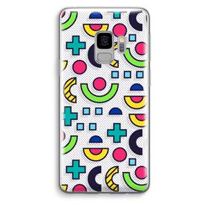 CaseCompany 8-bit N°6: Samsung Galaxy S9 Transparant Hoesje