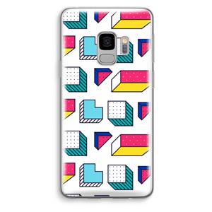 CaseCompany 8-bit N°7: Samsung Galaxy S9 Transparant Hoesje