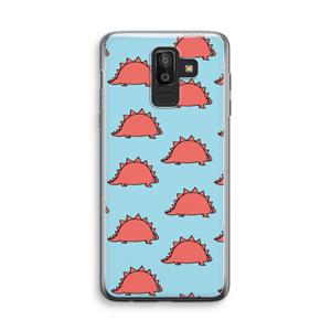 CaseCompany Dinosawrr: Samsung Galaxy J8 (2018) Transparant Hoesje