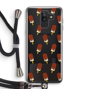 CaseCompany Yummy: Samsung Galaxy J8 (2018) Transparant Hoesje met koord