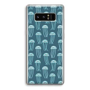 CaseCompany Kwallie: Samsung Galaxy Note 8 Transparant Hoesje