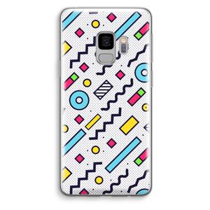 CaseCompany 8-bit N°8: Samsung Galaxy S9 Transparant Hoesje