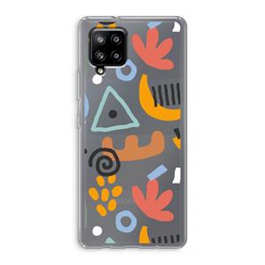 CaseCompany Abstract: Samsung Galaxy A42 5G Transparant Hoesje