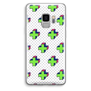 CaseCompany 8-bit N°10: Samsung Galaxy S9 Transparant Hoesje