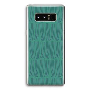 CaseCompany Swirls: Samsung Galaxy Note 8 Transparant Hoesje