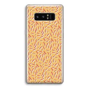 CaseCompany Camouflage: Samsung Galaxy Note 8 Transparant Hoesje
