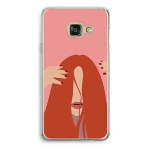 CaseCompany Woke up like this: Samsung A3 (2017) Transparant Hoesje