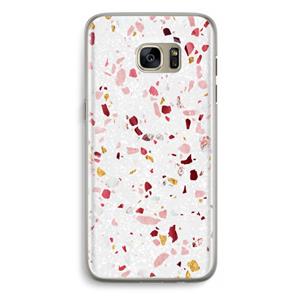 CaseCompany Terrazzo N°9: Samsung Galaxy S7 Edge Transparant Hoesje