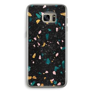 CaseCompany Terrazzo N°10: Samsung Galaxy S7 Edge Transparant Hoesje