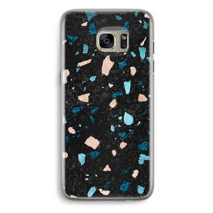 CaseCompany Terrazzo N°11: Samsung Galaxy S7 Edge Transparant Hoesje