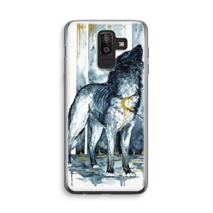 CaseCompany Bleeding Soul: Samsung Galaxy J8 (2018) Transparant Hoesje