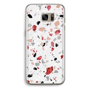 CaseCompany Terrazzo N°12: Samsung Galaxy S7 Edge Transparant Hoesje