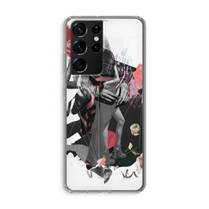 CaseCompany Dissimulation du réel: Samsung Galaxy S21 Ultra Transparant Hoesje
