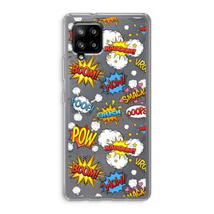 CaseCompany Pow Smack: Samsung Galaxy A42 5G Transparant Hoesje