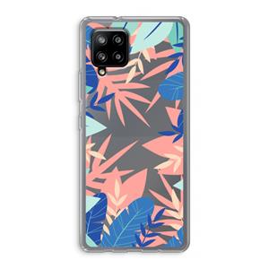 CaseCompany Tropisch: Samsung Galaxy A42 5G Transparant Hoesje