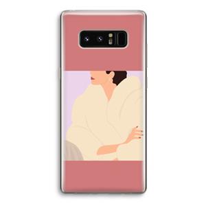 CaseCompany Cosy: Samsung Galaxy Note 8 Transparant Hoesje