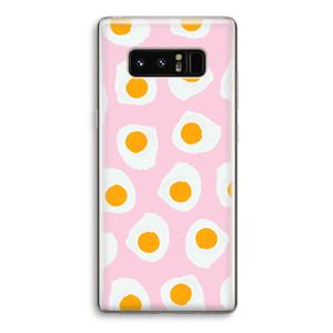 CaseCompany Dancing eggs: Samsung Galaxy Note 8 Transparant Hoesje