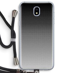 CaseCompany Musketon Halftone: Samsung Galaxy J5 (2017) Transparant Hoesje met koord