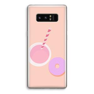 CaseCompany Donut: Samsung Galaxy Note 8 Transparant Hoesje