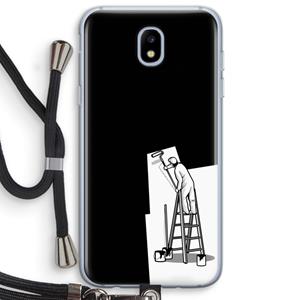 CaseCompany Musketon Painter: Samsung Galaxy J5 (2017) Transparant Hoesje met koord