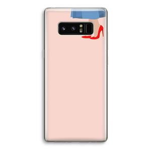 CaseCompany High heels: Samsung Galaxy Note 8 Transparant Hoesje