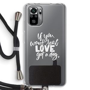 CaseCompany Partner in crime: Xiaomi Redmi Note 10S Transparant Hoesje met koord