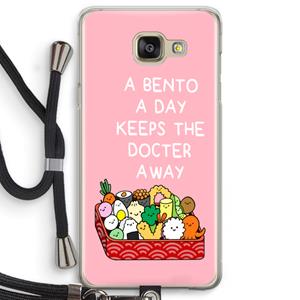 CaseCompany Bento a day: Samsung Galaxy A5 (2016) Transparant Hoesje met koord