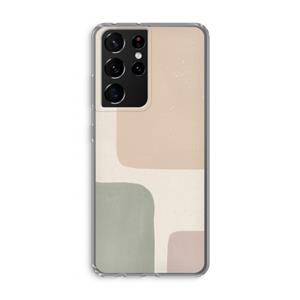 CaseCompany Geo #7: Samsung Galaxy S21 Ultra Transparant Hoesje