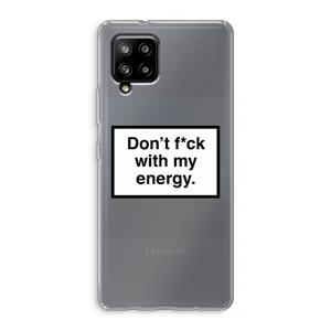 CaseCompany My energy: Samsung Galaxy A42 5G Transparant Hoesje