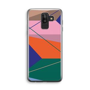 CaseCompany Gestalte 1: Samsung Galaxy J8 (2018) Transparant Hoesje