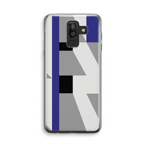 CaseCompany Gestalte 2: Samsung Galaxy J8 (2018) Transparant Hoesje