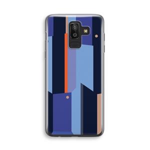 CaseCompany Gestalte 3: Samsung Galaxy J8 (2018) Transparant Hoesje