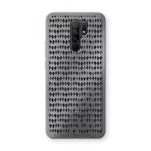 CaseCompany Crazy shapes: Xiaomi Redmi 9 Transparant Hoesje