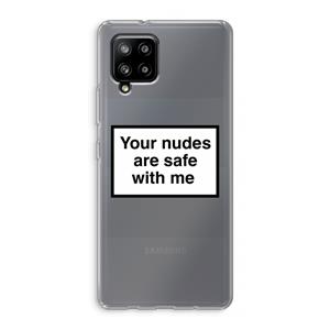 CaseCompany Safe with me: Samsung Galaxy A42 5G Transparant Hoesje