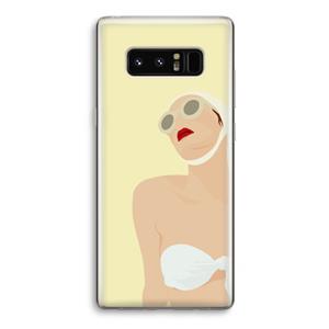 CaseCompany Summer: Samsung Galaxy Note 8 Transparant Hoesje