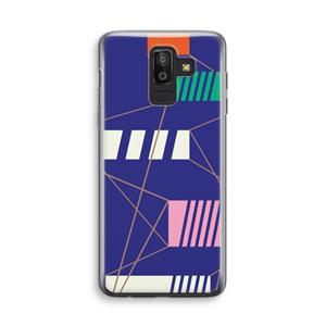 CaseCompany Gestalte 5: Samsung Galaxy J8 (2018) Transparant Hoesje