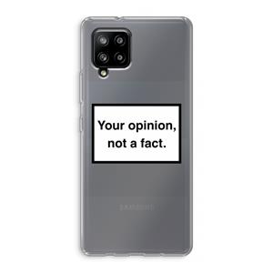 CaseCompany Your opinion: Samsung Galaxy A42 5G Transparant Hoesje